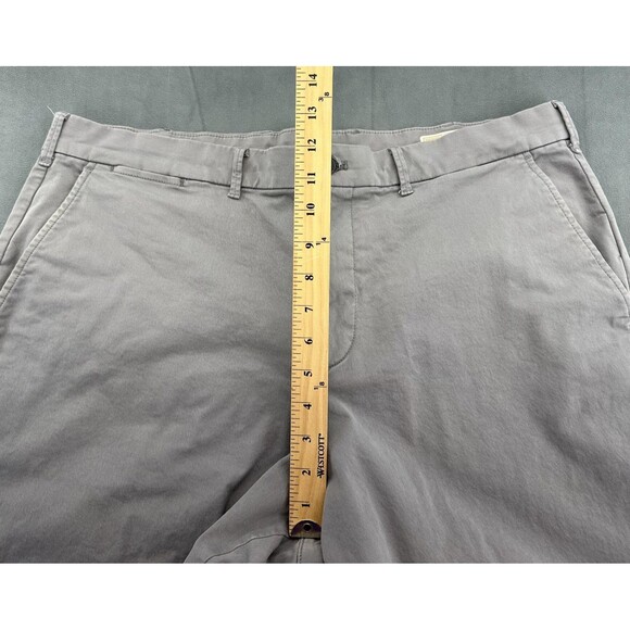 GAP Khakis Shorts Mens 38 Gray 10" Short Pilot Grey Casual Cotton Stretch Summer - Picture 12 of 12